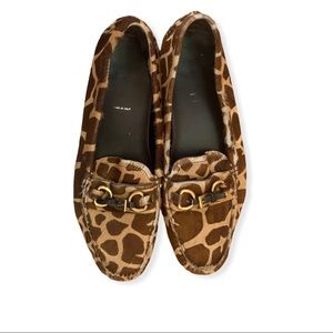 PRADA Calf Hair Loafer Driving Flats Shoe Ballet 9